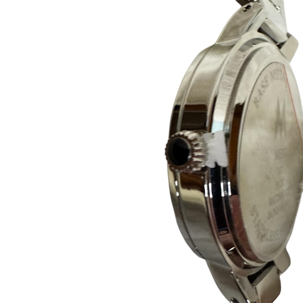 Melania Trump Collection Silver Tone Watch with Rhinestones Roman Numerals NWOT - Picture 6 of 12